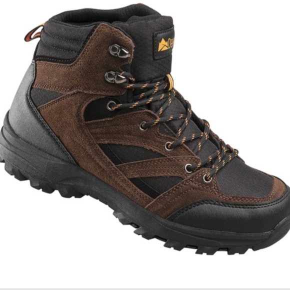 NWB Denali Trailblazer Hiking Boots. Men. Size 8. Brown and Black. - Picture 2 of 5